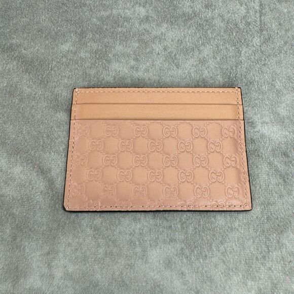 Gucci Pink Leather Wallet with Embossed Monogram - Picture 3 of 7